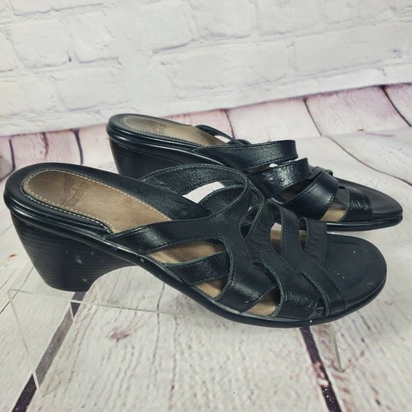 Dansko Women's Size 8.5 Leather Sandals Heels - Picture 3 of 8